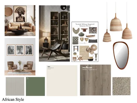 African Sun Interior Design Mood Board by Istyle on Style Sourcebook