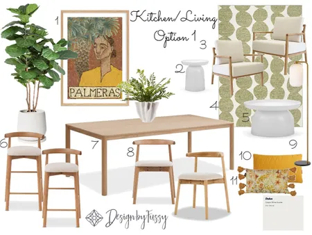 Kitching sitting area option 1 Interior Design Mood Board by DesignbyFussy on Style Sourcebook