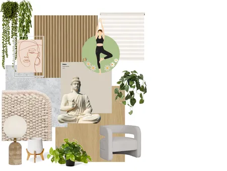 yoga studio Interior Design Mood Board by vonvon on Style Sourcebook