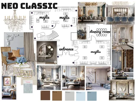 neo classic majlis Interior Design Mood Board by noher gamal on Style Sourcebook