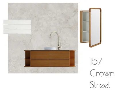 157 Crown Street Bathroom Interior Design Mood Board by GEORGIE PORGE DESIGNS on Style Sourcebook