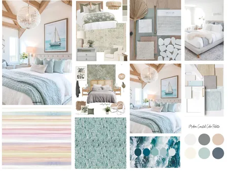 Coastal Bedroom Interior Design Mood Board by iamdarius on Style Sourcebook