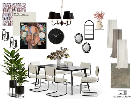 Modern Dining Room Mood Board Interior Design Mood Board by Stefort on Style Sourcebook