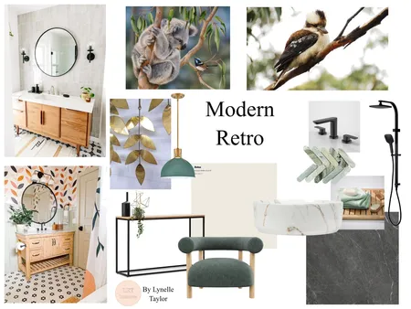 Bathroom Modern Retro (1970's) Interior Design Mood Board by LTaylor on Style Sourcebook