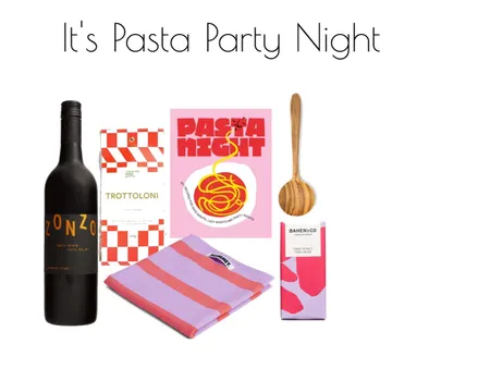 Pasta Party Night Interior Design Mood Board by Sonya Ditto on Style Sourcebook