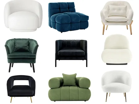 ARM CHAIRS Interior Design Mood Board by Ner on Style Sourcebook