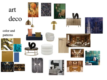 art deco Interior Design Mood Board by caseypigg78@gmail.com on Style Sourcebook