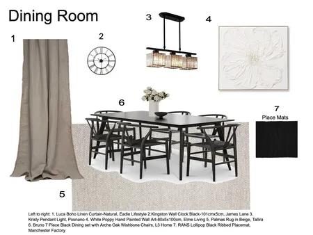 Dining Room Interior Design Mood Board by kiarasoto on Style Sourcebook