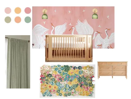 Baby Girls Nursery Interior Design Mood Board by CIsagba16 on Style Sourcebook