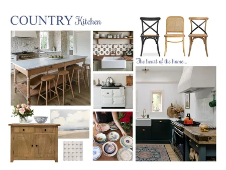 Country Kitchen Interior Design Mood Board by Ivy Miles Styles on Style Sourcebook