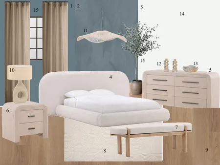 Bedroom Sample board Interior Design Mood Board by S_Shevchenko on Style Sourcebook