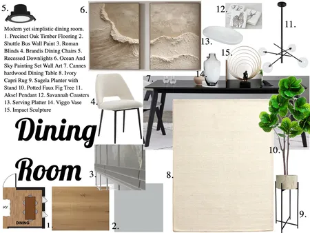 Dining Room Sample Board Interior Design Mood Board by Rochelleshaw on Style Sourcebook