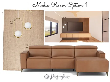 Media Room Option 1 Interior Design Mood Board by DesignbyFussy on Style Sourcebook