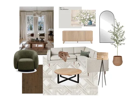 Modern Neutral Livingroom Interior Design Mood Board by ChesaMarieDesigns on Style Sourcebook