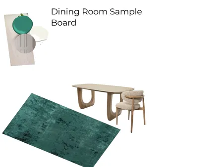 Monocromatic Green Sample Board Dining 18/12/24.2 Interior Design Mood Board by JudyK on Style Sourcebook