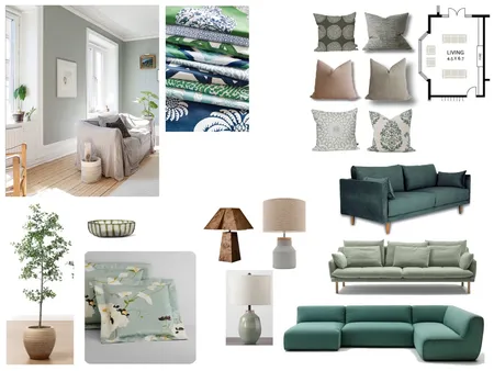 Hunters Hill - Lounge opt. 4 Interior Design Mood Board by ONE CREATIVE on Style Sourcebook