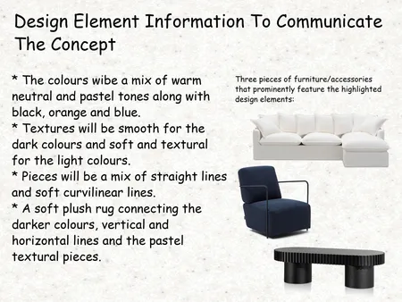 DESIGN ELEMENT INFORMATION TO COMMUNICATE THE CONCEPT Interior Design Mood Board by anitamcrae on Style Sourcebook