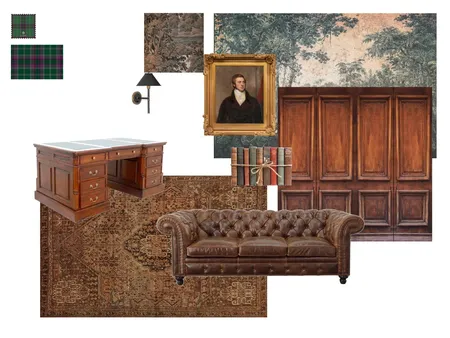 Traditional study Interior Design Mood Board by tormillerdesign@mac.com on Style Sourcebook