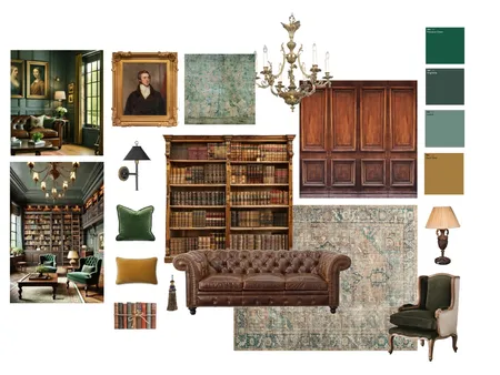 Traditional study Interior Design Mood Board by tormillerdesign@mac.com on Style Sourcebook