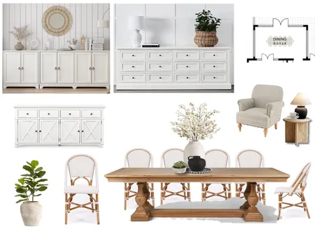 Hunters Hill - Ground Level - Dining Revision 1. Interior Design Mood Board by ONE CREATIVE on Style Sourcebook