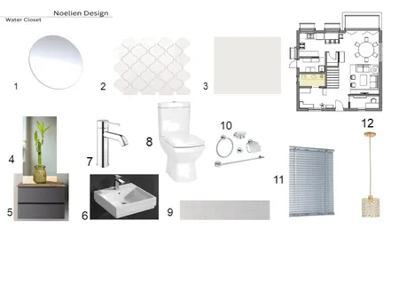 WaterCloset Interior Design Mood Board by Noelien on Style Sourcebook