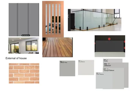 Exterior house fixtures and claddings Interior Design Mood Board by samlee05 on Style Sourcebook