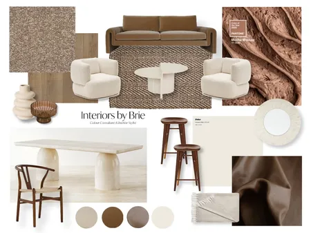 Mocha Mousse Interior Design Mood Board by Interiors by Brie on Style Sourcebook