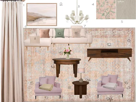 Living Area Interior Design Mood Board by Ashling on Style Sourcebook