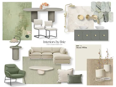 Olive Interior Design Mood Board by Interiors by Brie on Style Sourcebook