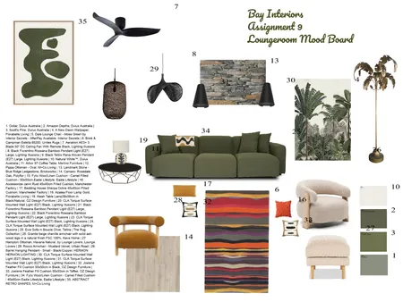 Loungeroom Assignment 9 Interior Design Mood Board by lighthousewalker@hotmail.com on Style Sourcebook