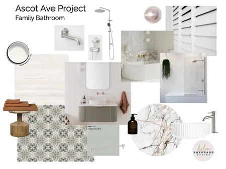 Family Bathroom Interior Design Mood Board by Helen Sheppard on Style Sourcebook
