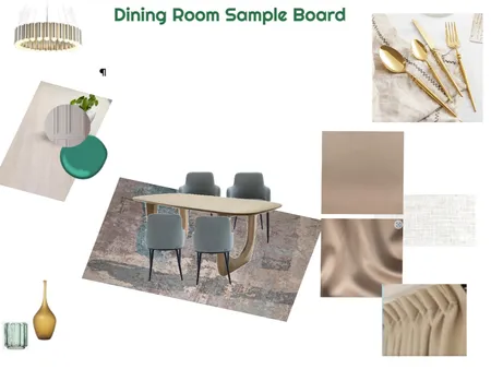 Monocromatic Green Sample Board Dining 12-02-25.4 Interior Design Mood Board by JudyK on Style Sourcebook