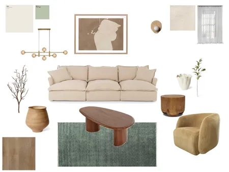 Modern Organic Living Interior Design Mood Board by Mary Chaaya on Style Sourcebook
