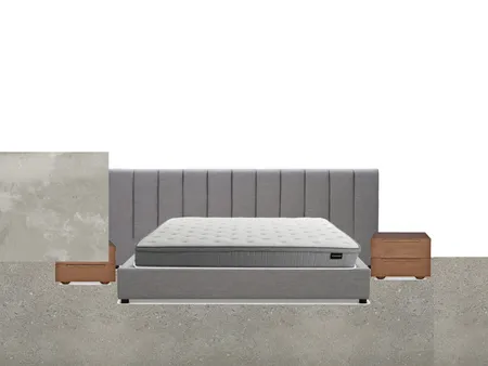 Modern Industrial Bed Interior Design Mood Board by livcurtis on Style Sourcebook