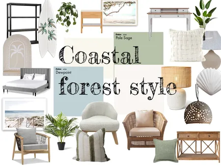 Coastal Forest style room Interior Design Mood Board by dara.yum@education.nsw.gov.au on Style Sourcebook