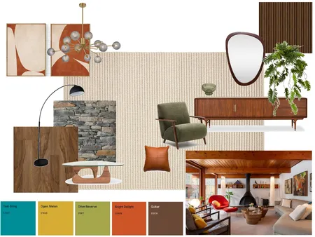 Mid Century Modern Interior Design Mood Board by amber.ec@outlook.com.au on Style Sourcebook