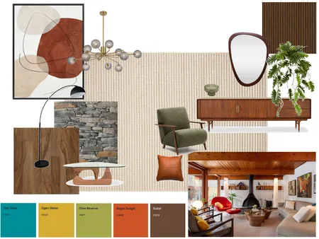 Mid Century Modern Interior Design Mood Board by amber.ec@outlook.com.au on Style Sourcebook