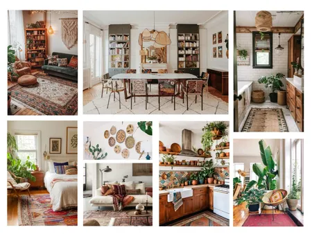 Bohemian Interior Design Mood Board by Ajeless Designs on Style Sourcebook