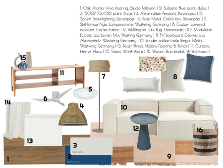 Living Room - sample board Interior Design Mood Board by bellakohne on Style Sourcebook