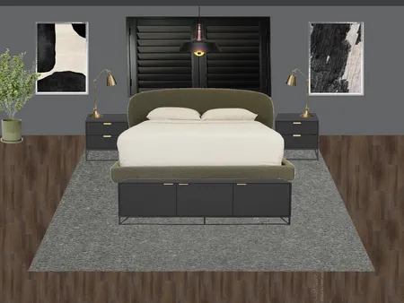 modern industrial bedroom Interior Design Mood Board by nickygunesekera on Style Sourcebook