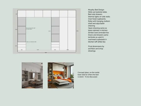 Murphy bed and concepts Interior Design Mood Board by Donna G on Style Sourcebook