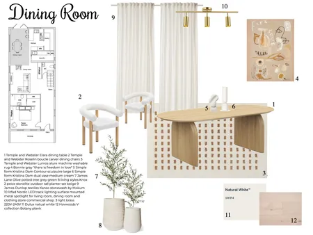 Dining room Interior Design Mood Board by Hannahstinton on Style Sourcebook