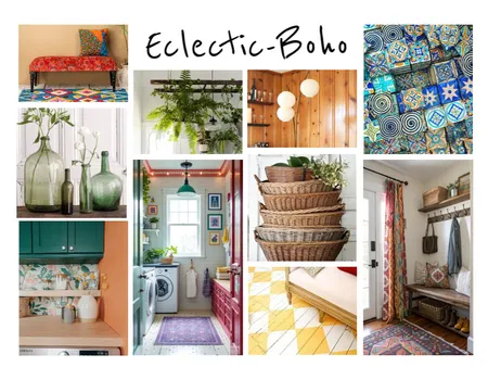 Eclectic-Boho Interior Design Mood Board by Ajeless Designs on Style Sourcebook