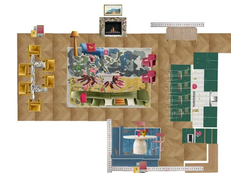 Great Room Space Planning Scale Interior Design Mood Board by dl2407 on Style Sourcebook