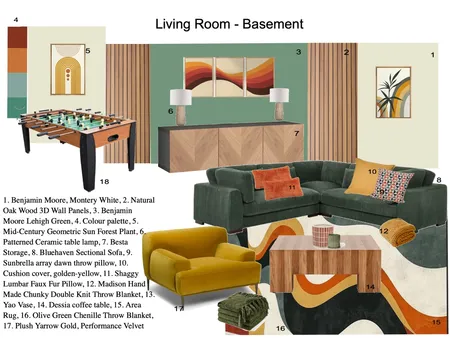 A10_Basement Living Room Interior Design Mood Board by LyneRobi on Style Sourcebook