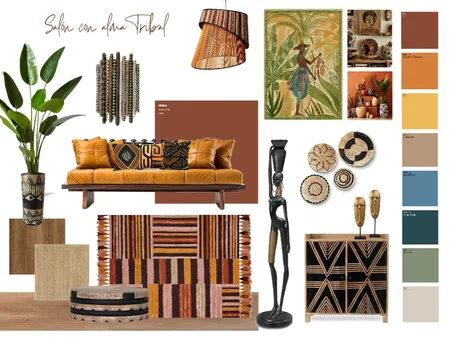 African Style Mood Board Interior Design Mood Board by Josevimart on Style Sourcebook