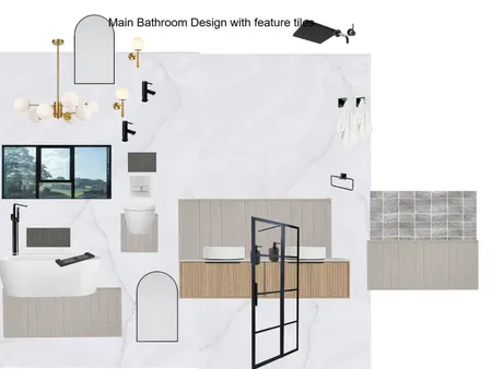 Airie Bathroom with shower Interior Design Mood Board by Asma Murekatete on Style Sourcebook