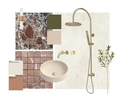 Mediterranean Ensuite Interior Design Mood Board by Emma White on Style Sourcebook