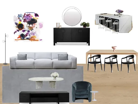 Living room - dark blue Interior Design Mood Board by jenlholliday@me.com on Style Sourcebook