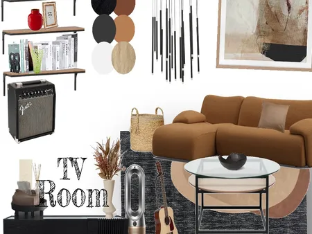 TV Room Interior Design Mood Board by ChescaGabriel on Style Sourcebook